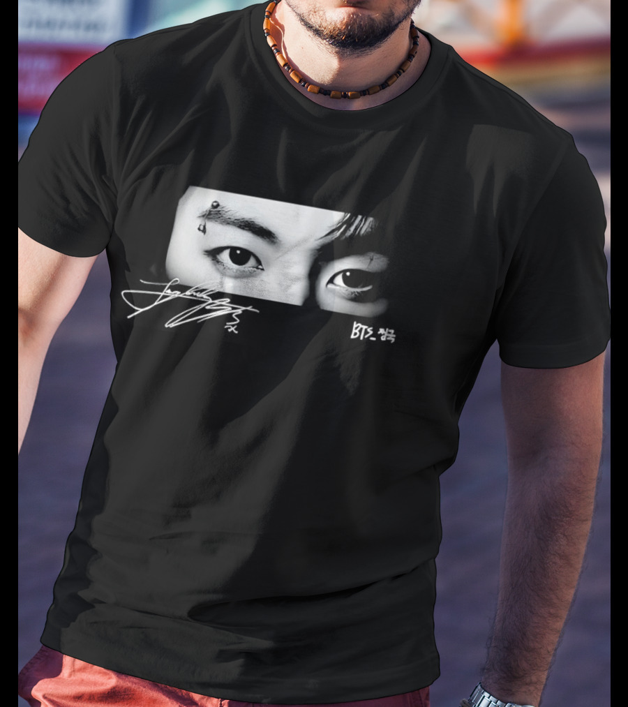 Jungkook Eyes BTS Arirang Tour Apparel K Pop Fandom Fashion T-Shirt