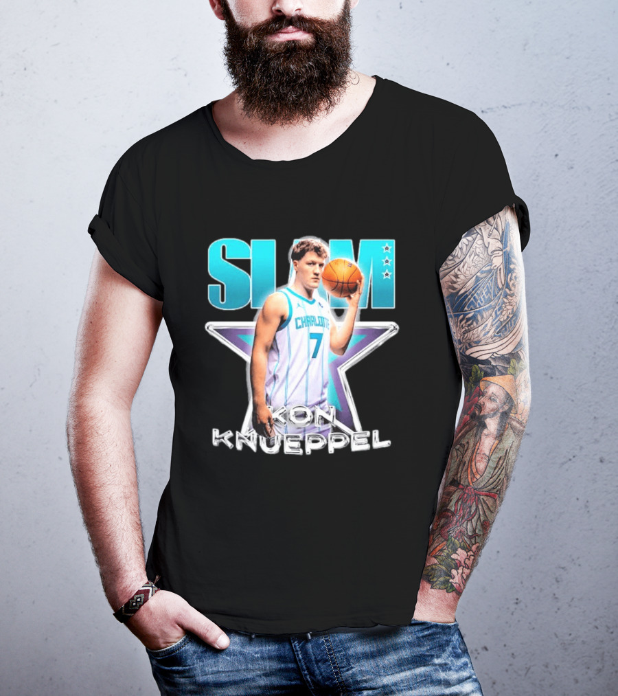 SLAM Magazine Cover April May 2026 Kon Knueppel Charlotte Basketball Issue 261 T-Shirt