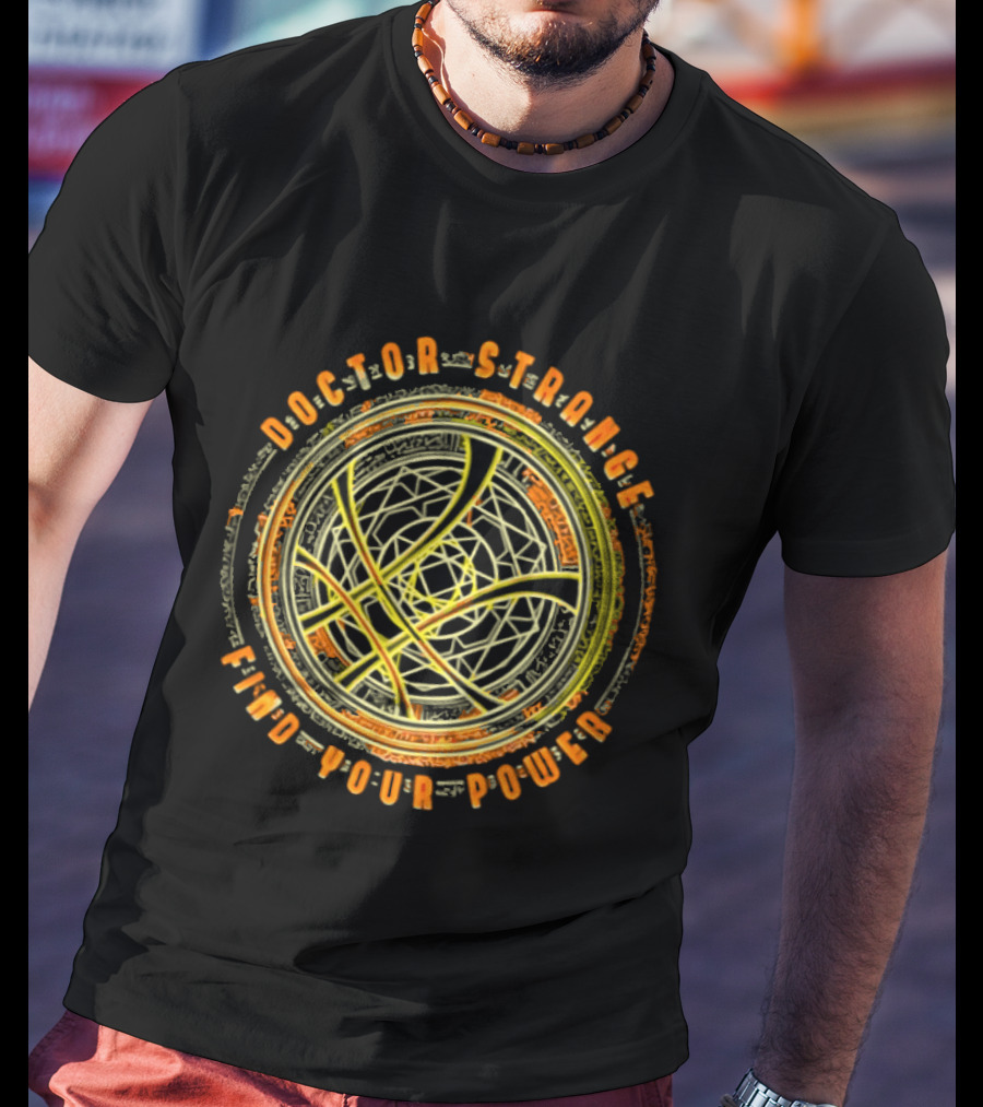 Doctor Strange Find Your Power Mandala Magic Circle T-Shirt