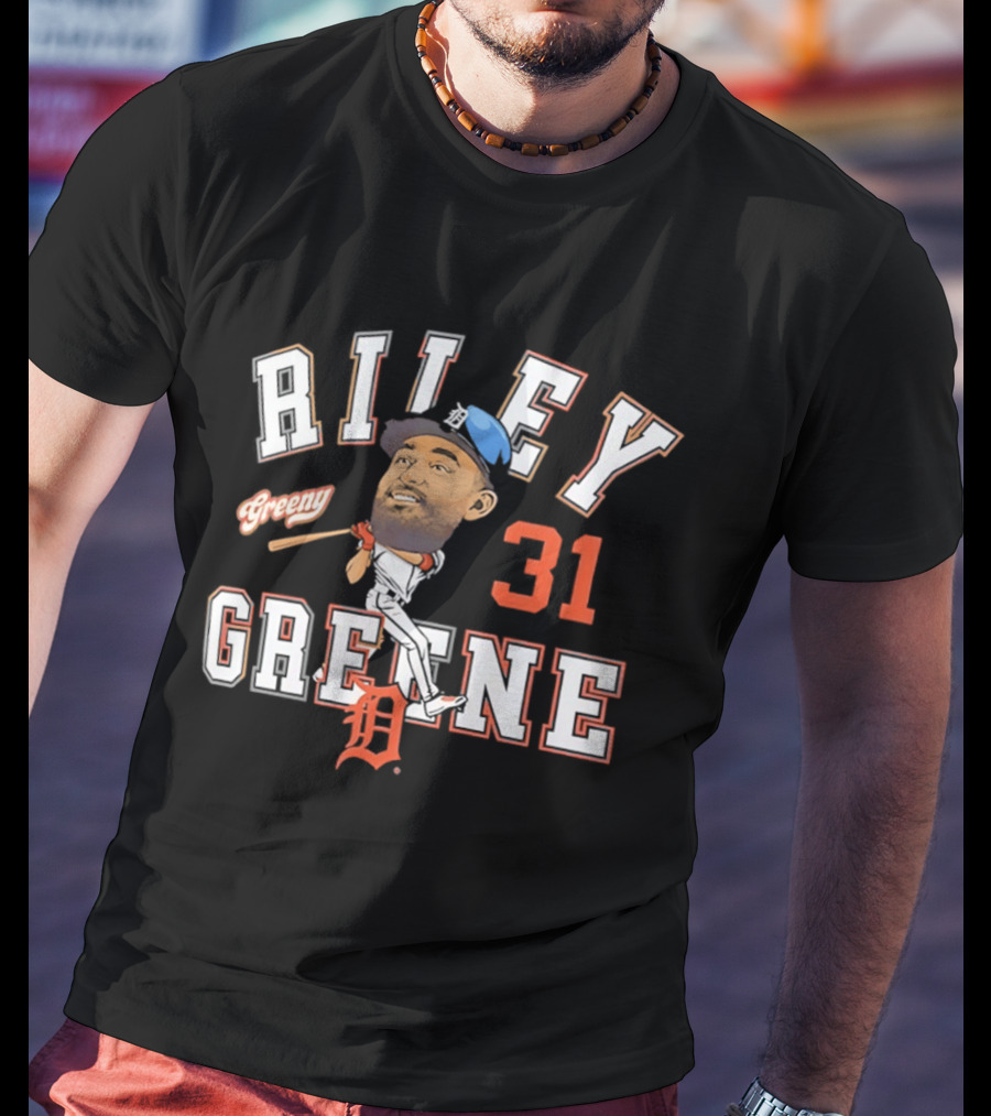Riley Greene Greeny 31 Detroit Tigers T-Shirt