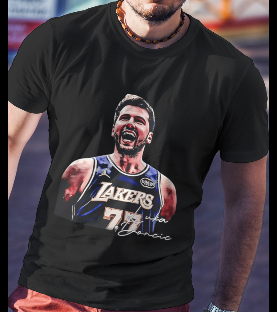 Luka Doncic Number 77 Los Angeles Lakers MVP 2026 T-Shirt