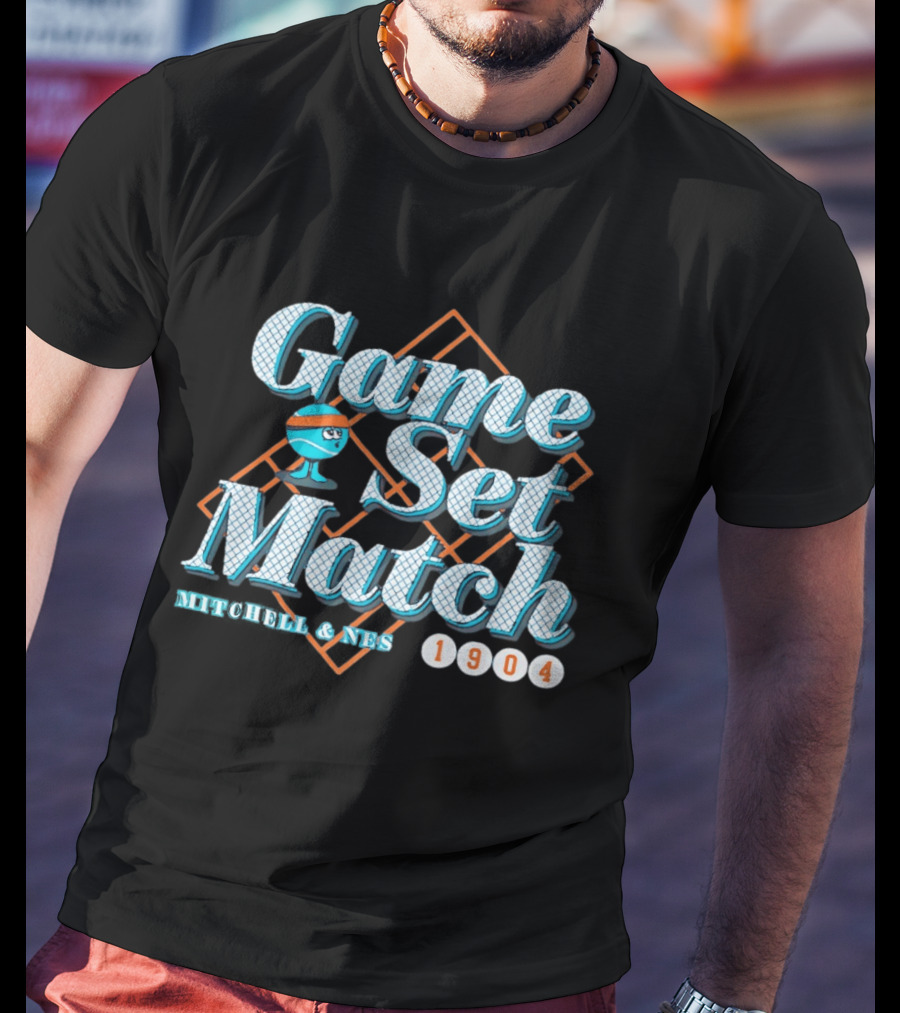 Game Set Match Mitchell & Nes 1904 T-Shirt
