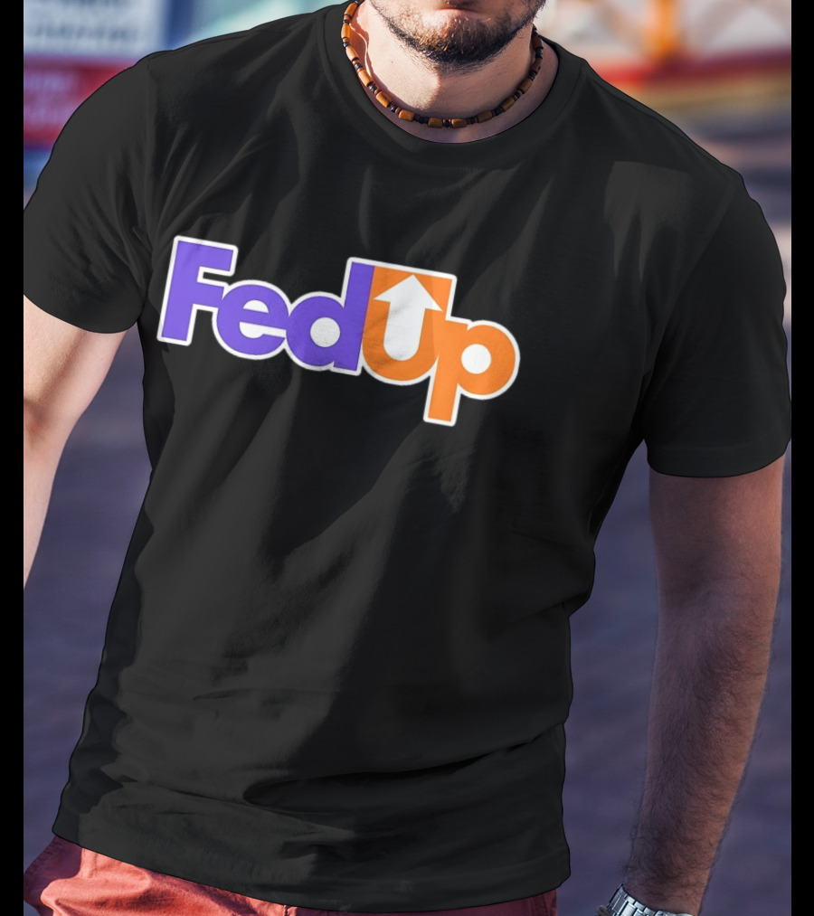 Fed Up Arrow Logo Spoof T-Shirt
