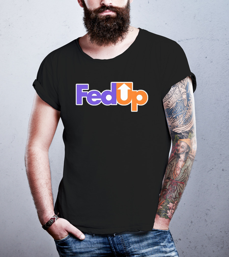 Fed Up Arrow Logo Spoof T-Shirt