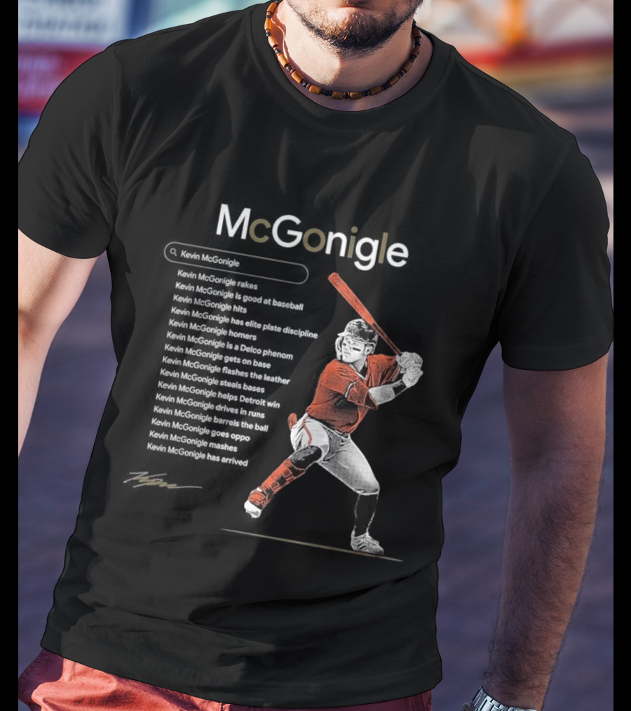 McGonigle Baseball Batting Stance T-Shirt