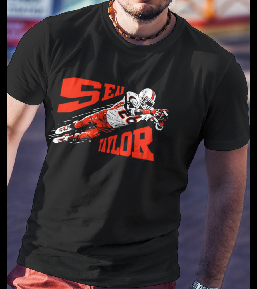 Sean Taylor ST26 Miami Hurricanes Superman Football Player T-Shirt