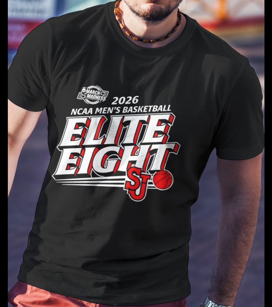2026 NCAA Men's Basketball Elite Eight SJU T-Shirt