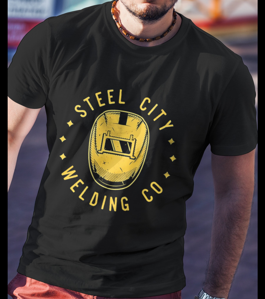 Steel City Welding Co Vintage Helmet T-Shirt