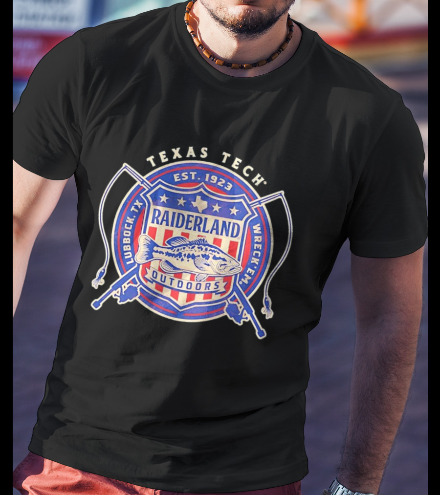 Texas Tech Raiderland Outdoors Est. 1923 Wreck Em Lubbock TX T-Shirt