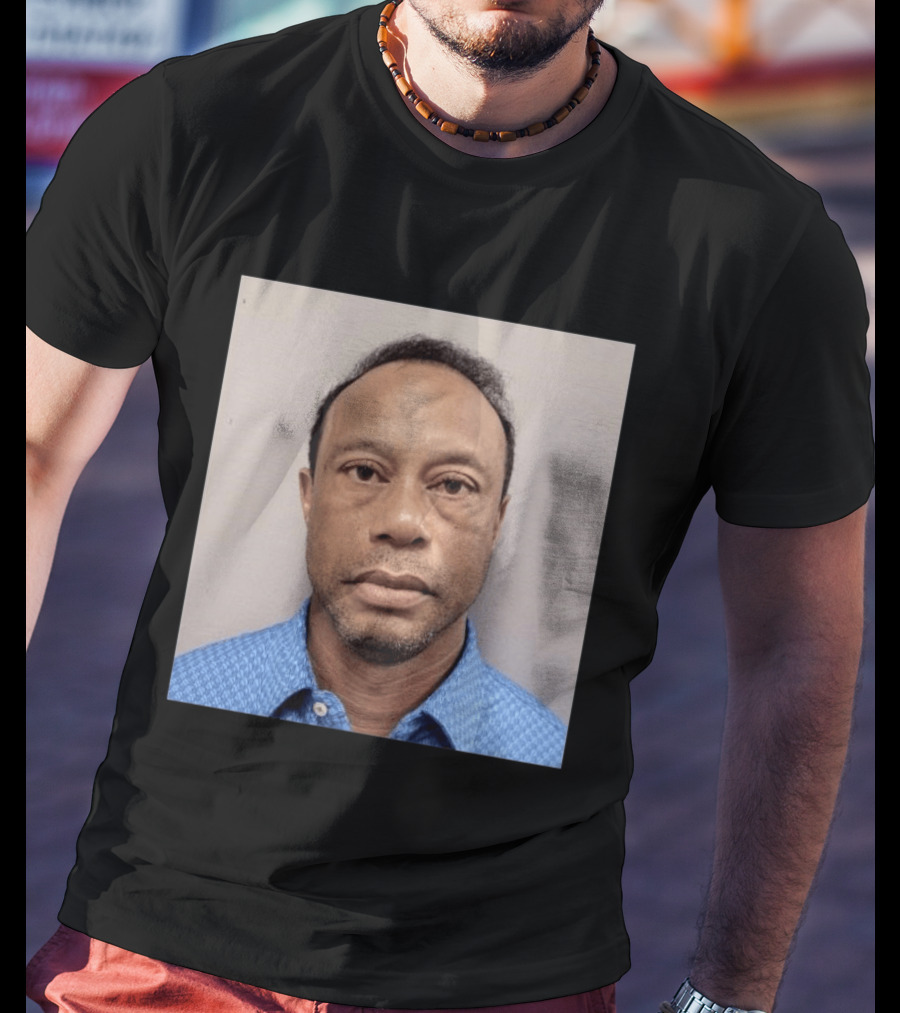 Tiger Woods Shot Released DUI Arrest Photo T-Shirt
