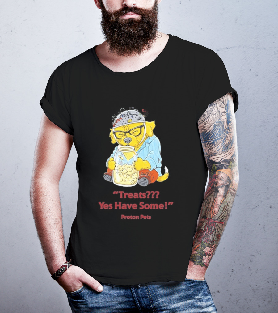 Golden Pup Yes Have Some Proton Pets Snacks T-Shirt