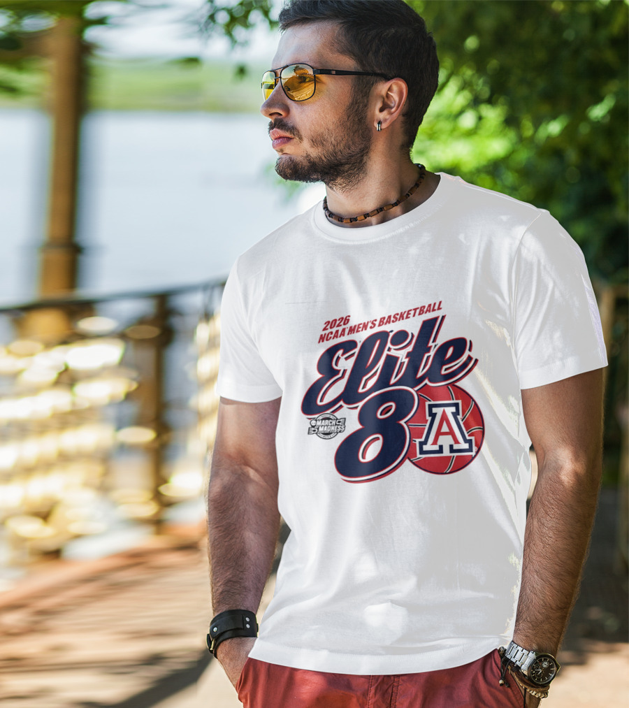 2026 Arizona Wildcats NCAA Men's Basketball Elite 8 March Madness T-Shirt