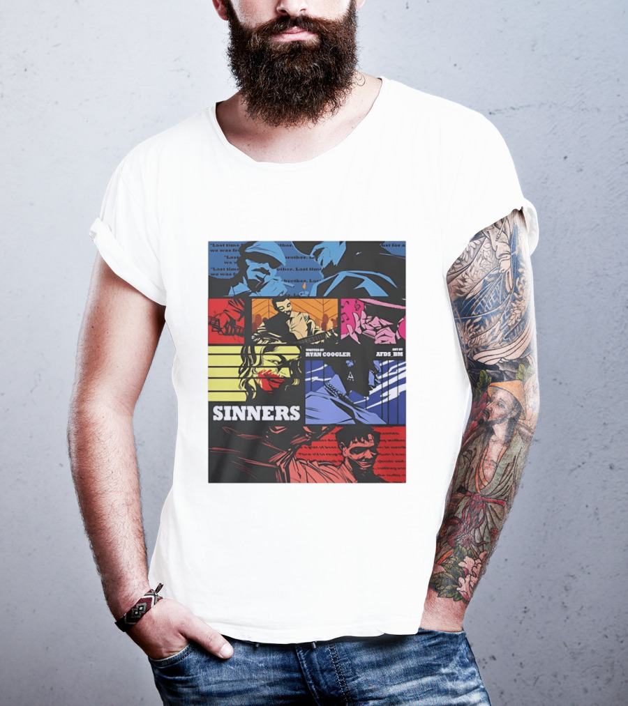 Sinners Ryan Coogler Cowboy Bebop Art By AFS BM T-Shirt