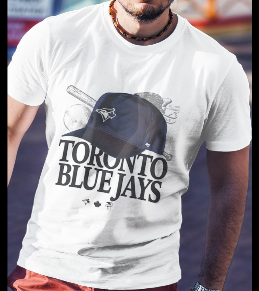 Toronto Blue Jays Official Baseball Hat Iconic Team Sports Merchandise T-Shirt