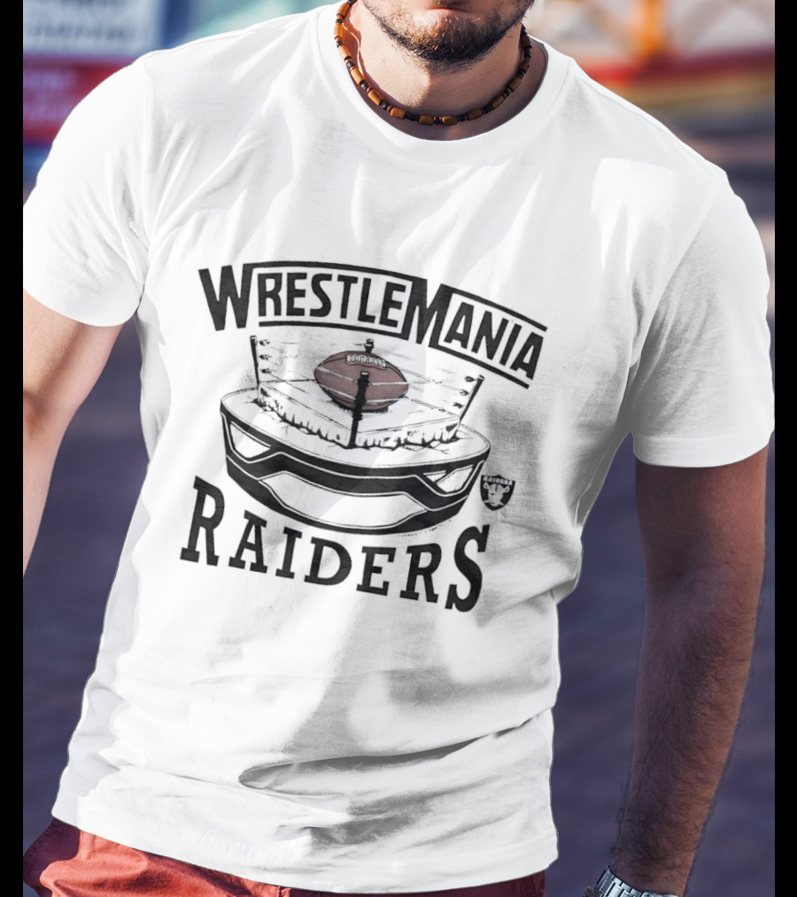 WrestleMania Raiders Las Vegas Wrestling Ring T-Shirt
