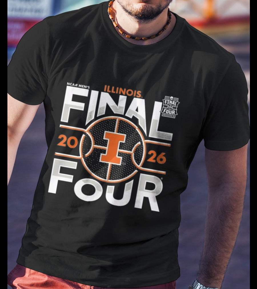 Illinois Basketball 2026 Final Four NCAA Men's Tournament T-Shirt