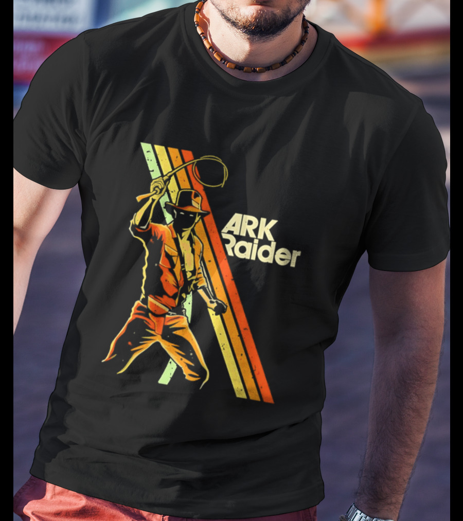 Indiana Jones Ark Raider Retro Whip Adventure T-Shirt