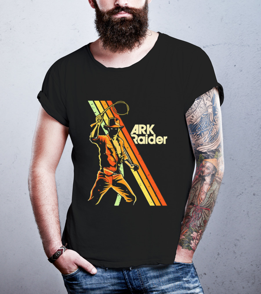 Indiana Jones Ark Raider Retro Whip Adventure T-Shirt