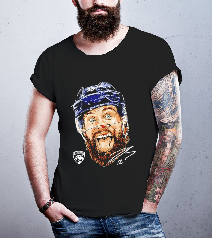 Florida Panthers Hockey Jonah Gadjovich Enthusiastic Expression T-Shirt