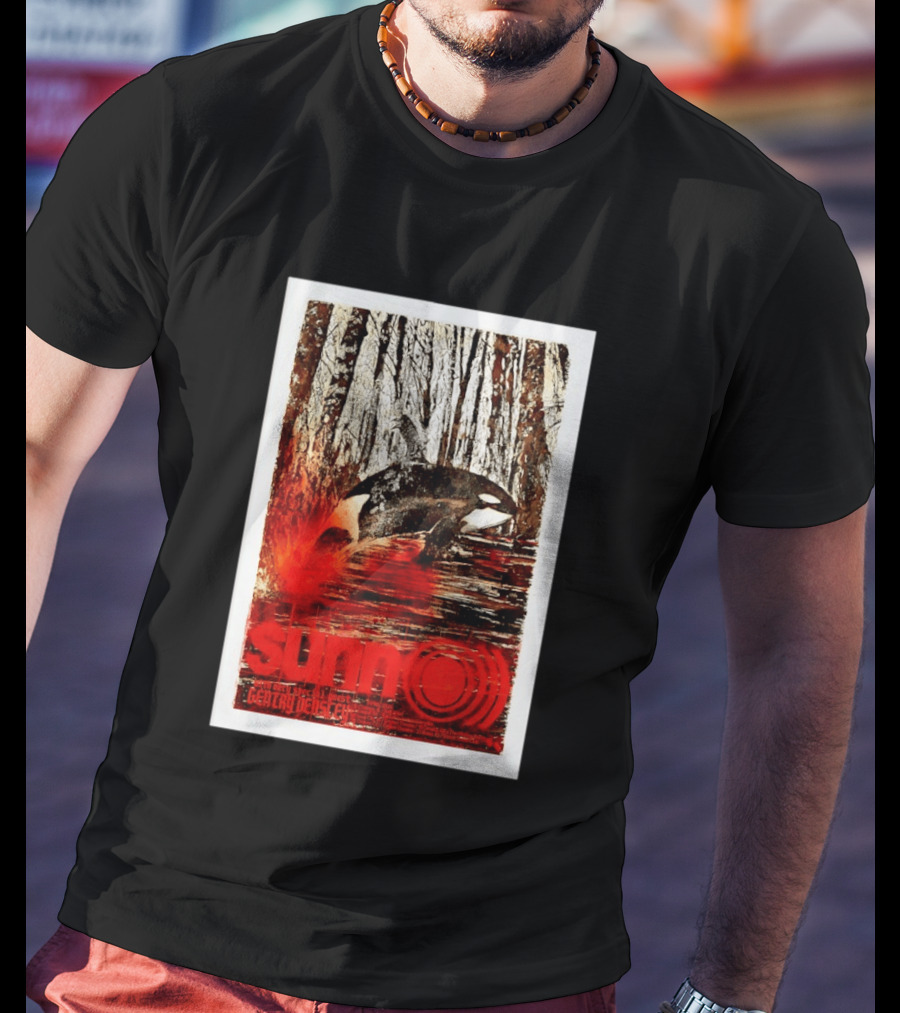 Sunn O Tour 2026 Orca Geary Theatre San Francisco Concert T-Shirt
