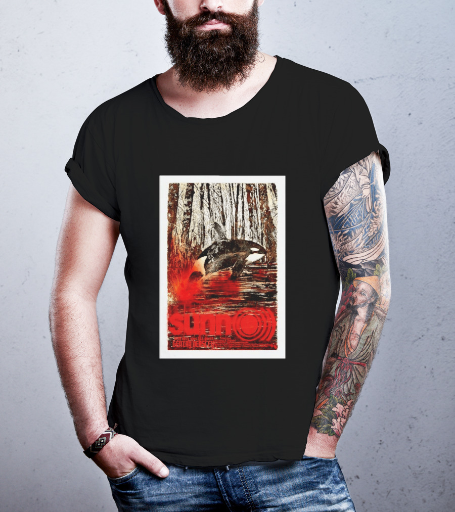 Sunn O Tour 2026 Orca Geary Theatre San Francisco Concert T-Shirt