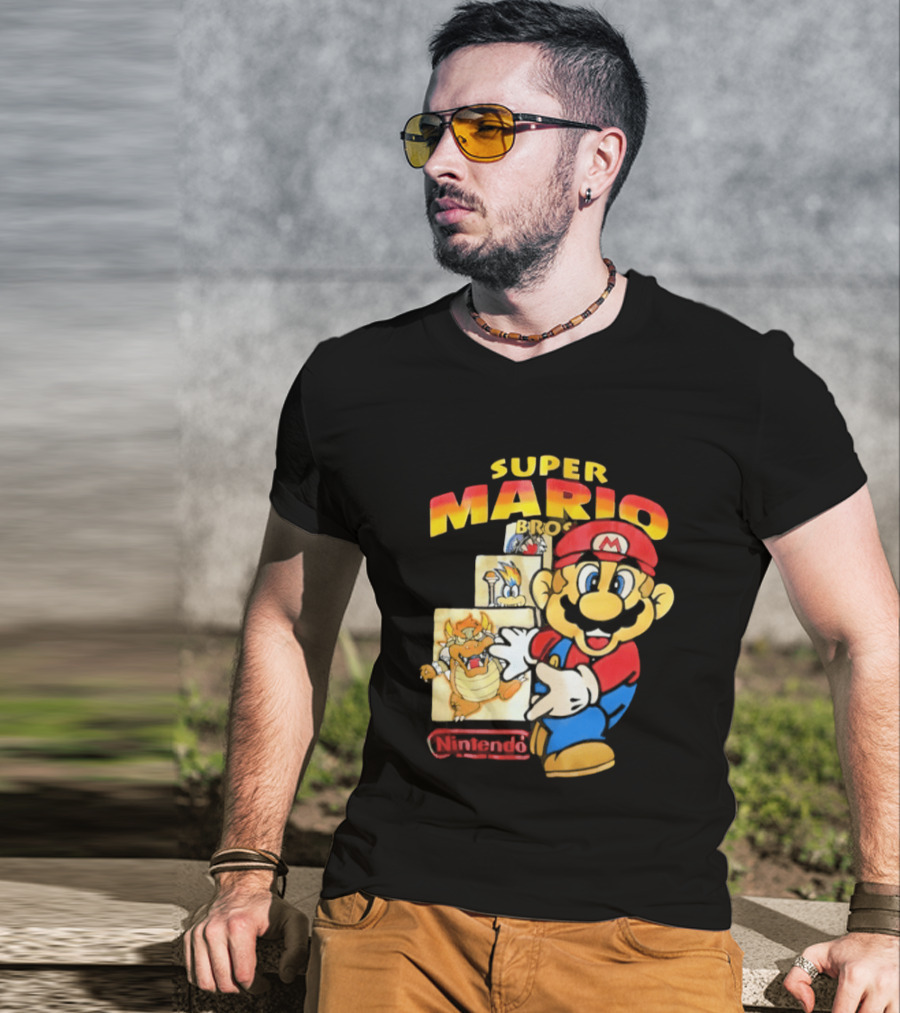 Super Mario Bowser Challenge Pixel Adventures T-Shirt