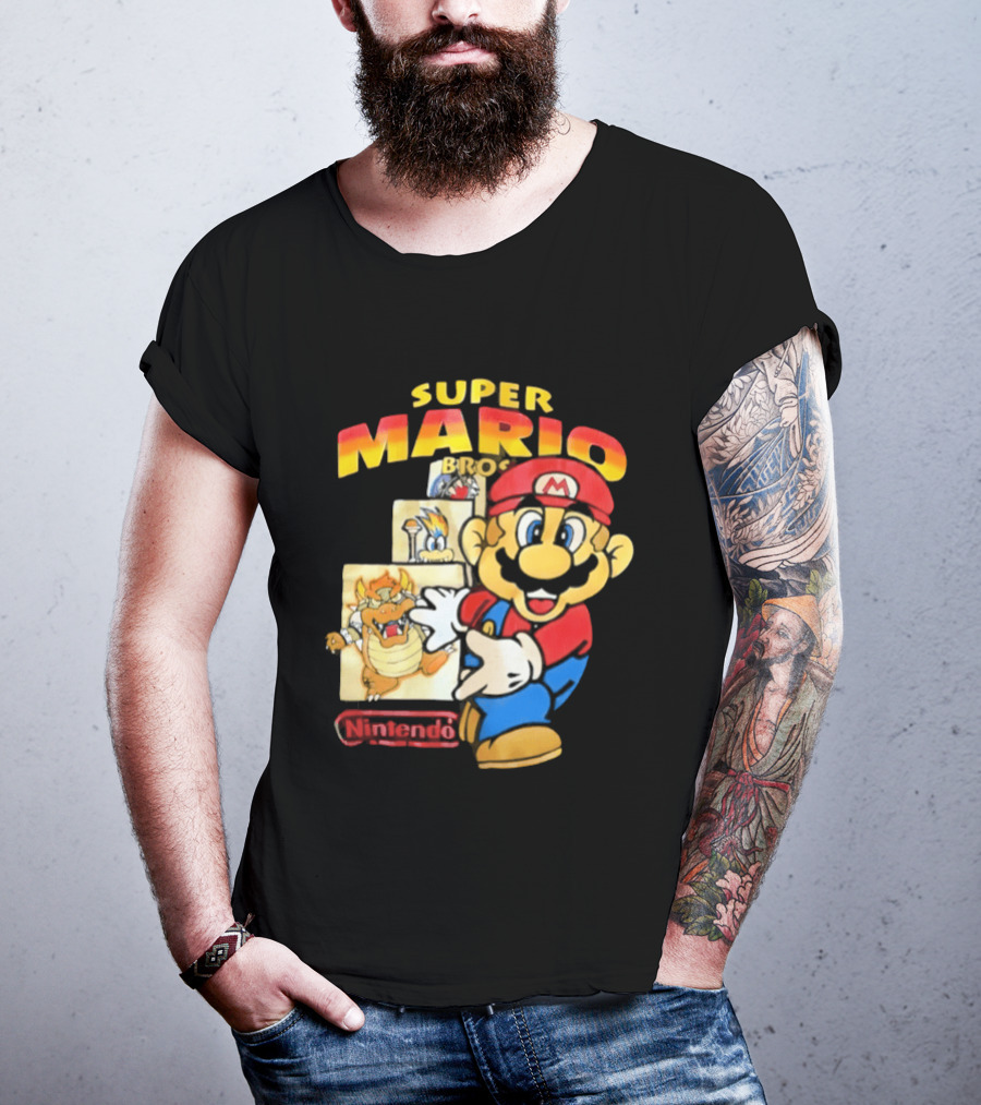 Super Mario Bowser Challenge Pixel Adventures T-Shirt