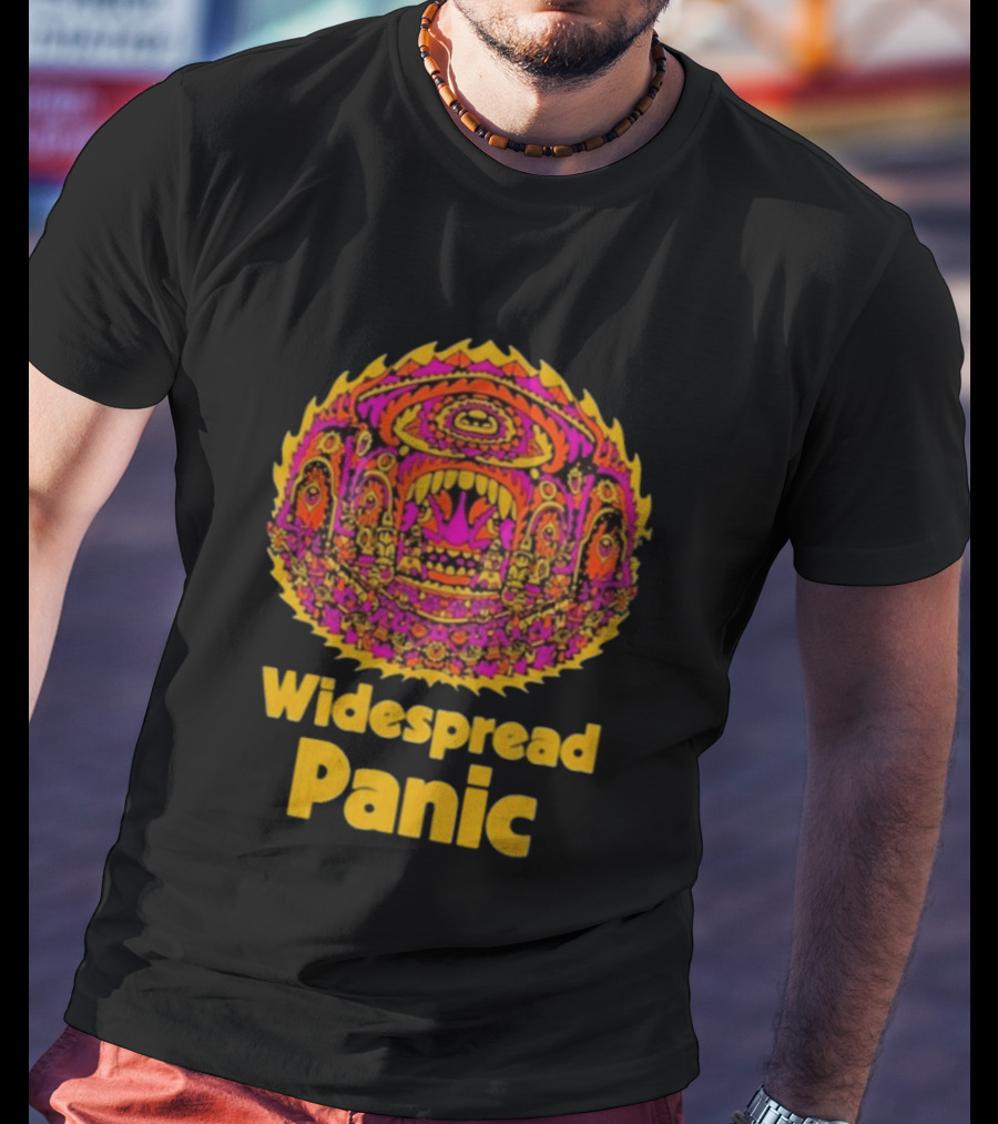 Widespread Panic Young And Sick Monster Art Vibrant Psychedelic T-Shirt