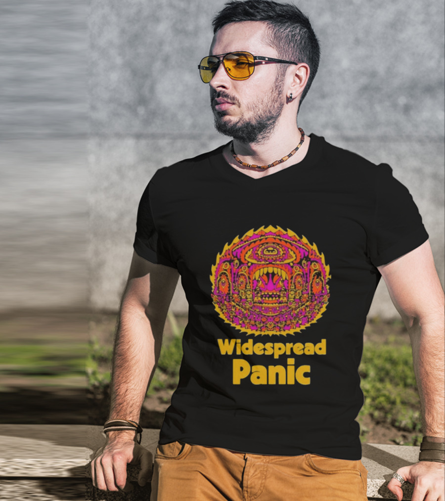 Widespread Panic Young And Sick Monster Art Vibrant Psychedelic T-Shirt