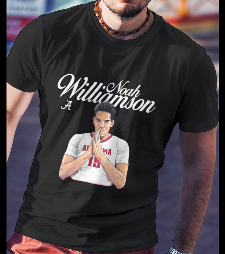 Noah Williamson Alabama 15 Crimson Tide NCAA Basketball Celebration T-Shirt
