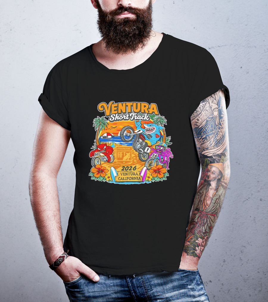 Ventura Short Track 2026 California Adventure Racing Event Ryder Cup T-Shirt