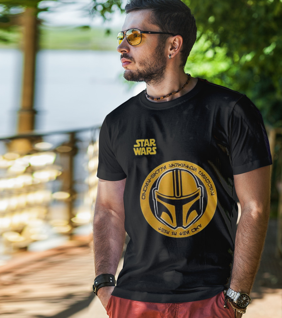 Star Wars Mandalorian Theme Wilkes Barre Scranton Penguins Game Night 2026 T-Shirt