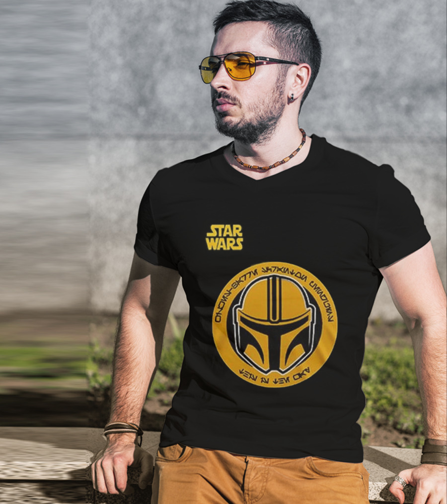 Star Wars Mandalorian Theme Wilkes Barre Scranton Penguins Game Night 2026 T-Shirt