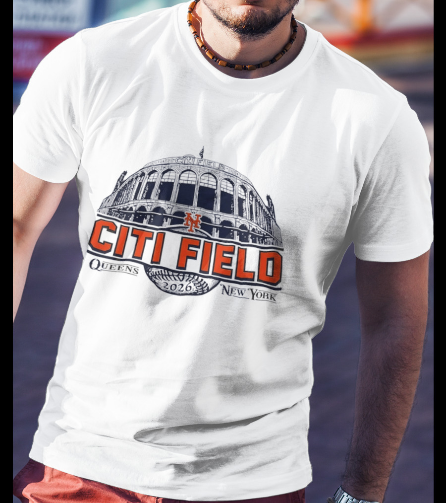 New York Mets Citi Field Queens 2026 T-Shirt