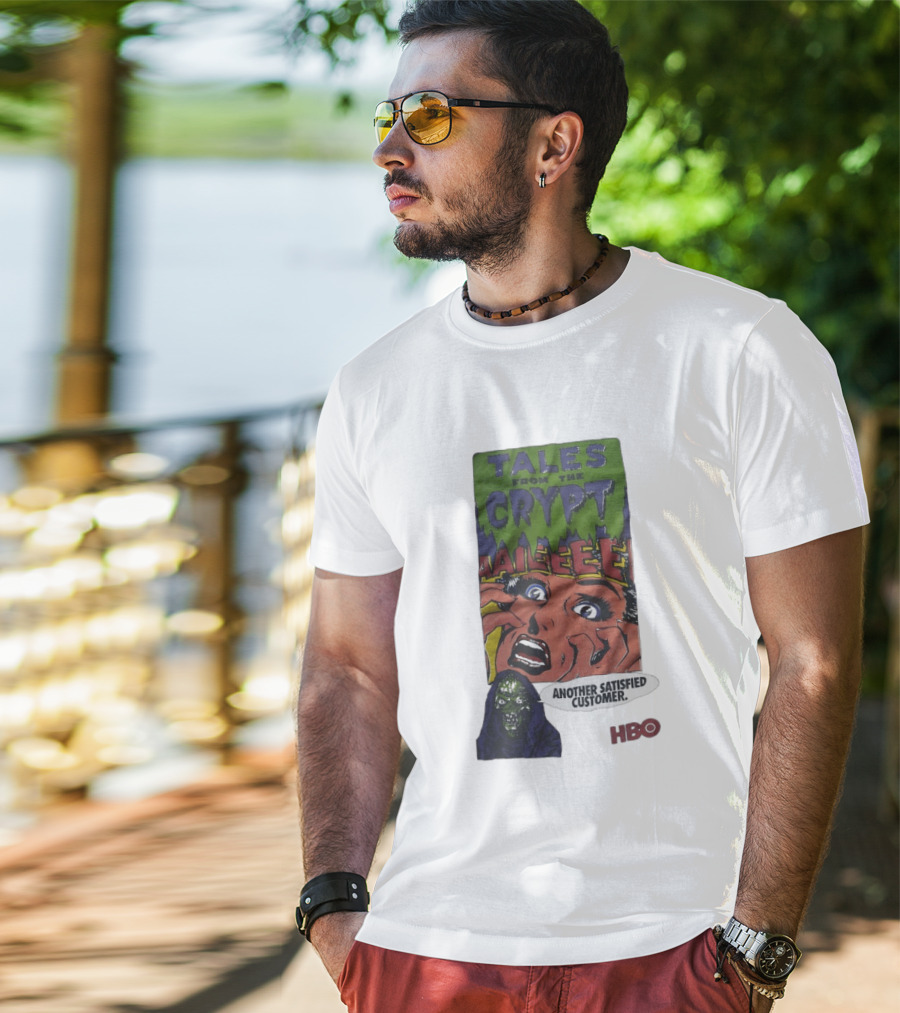Tales From The Crypt Aaileee Another Satisfied Customer HBO T-Shirt