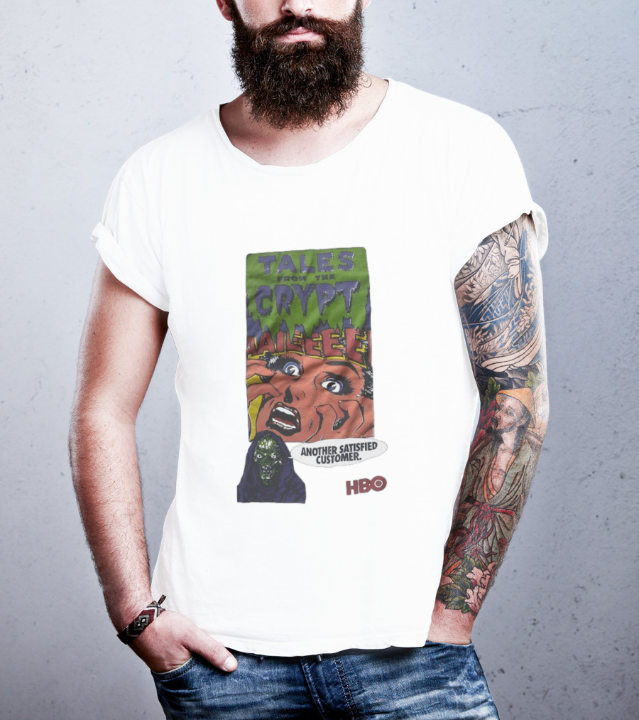 Tales From The Crypt Aaileee Another Satisfied Customer HBO T-Shirt