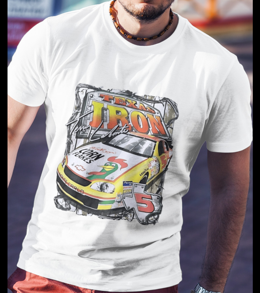 Terry Labonte Texas Iron Corn Flakes Chevrolet Monte Carlo NASCAR Racing 5 T-Shirt