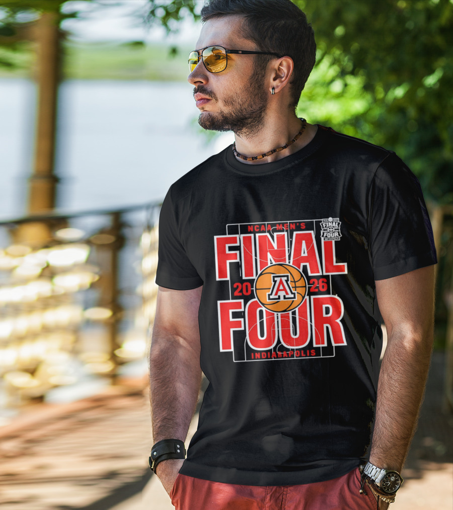 Arizona Wildcats 2026 NCAA Men's Final Four Indianapolis March Madness T-Shirt