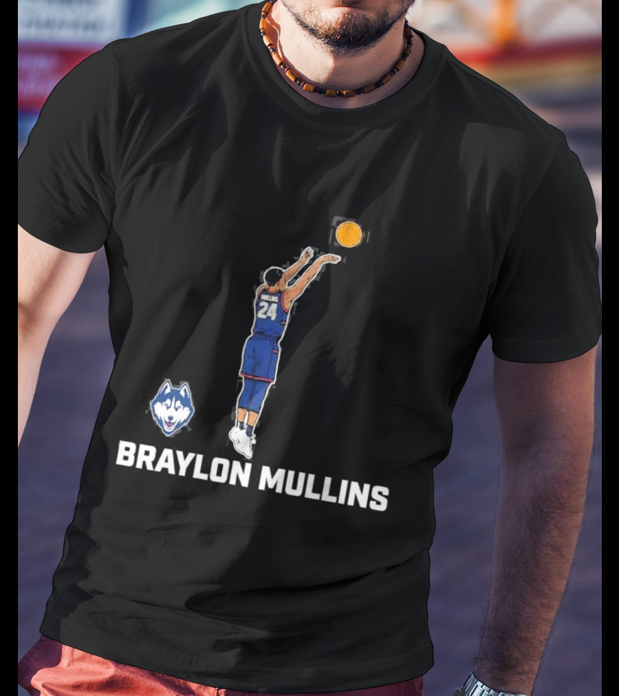 Braylon Mullins UConn Huskies 2026 Game Winner Vs Duke March Madness T-Shirt