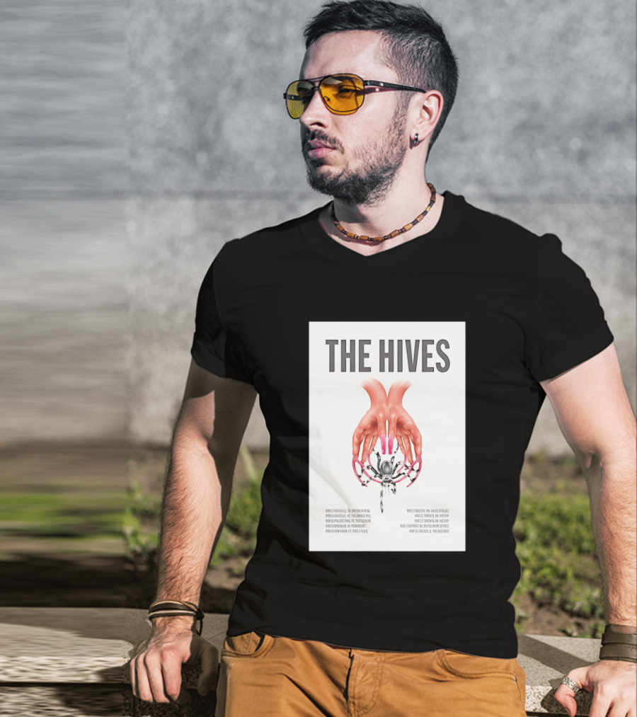 The Hives March 2026 Tour Dates Brooklyn Bowl House Of Blues History Fillmore Salt Shed T-Shirt