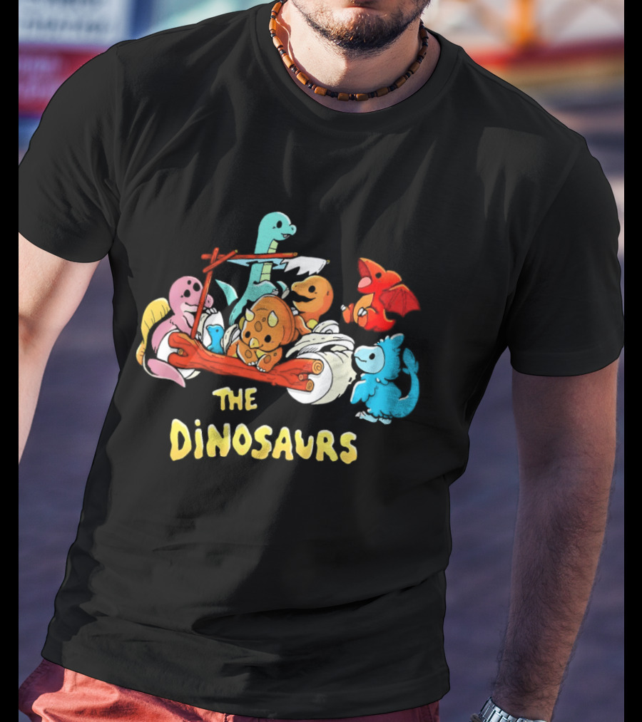 The Dinosaurs X The Flintstones Cartoon T-Shirt