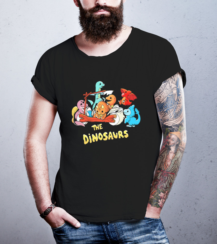 The Dinosaurs X The Flintstones Cartoon T-Shirt