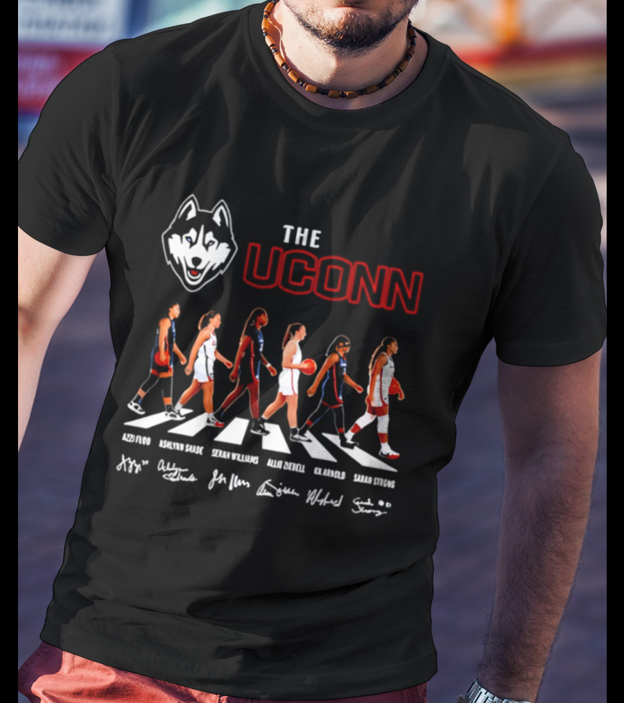 UConn Huskies Women's Basketball Team Abbey Road T-Shirt