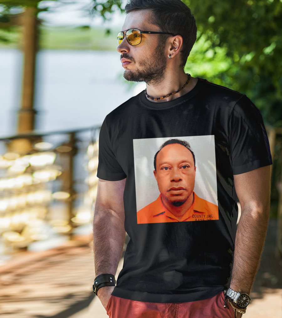 Tiger Woods 2026 County Jail 4415 29 Shot Edit T-Shirt