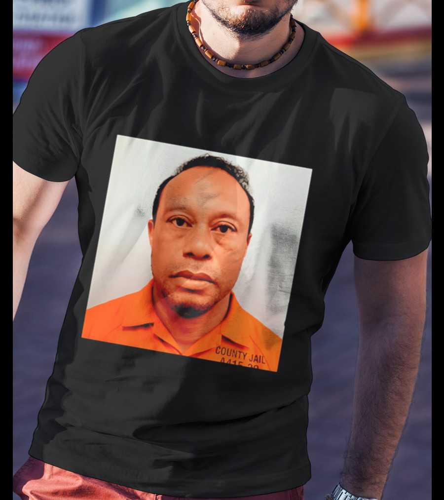 Tiger Woods 2026 County Jail 4415 29 Shot Edit T-Shirt
