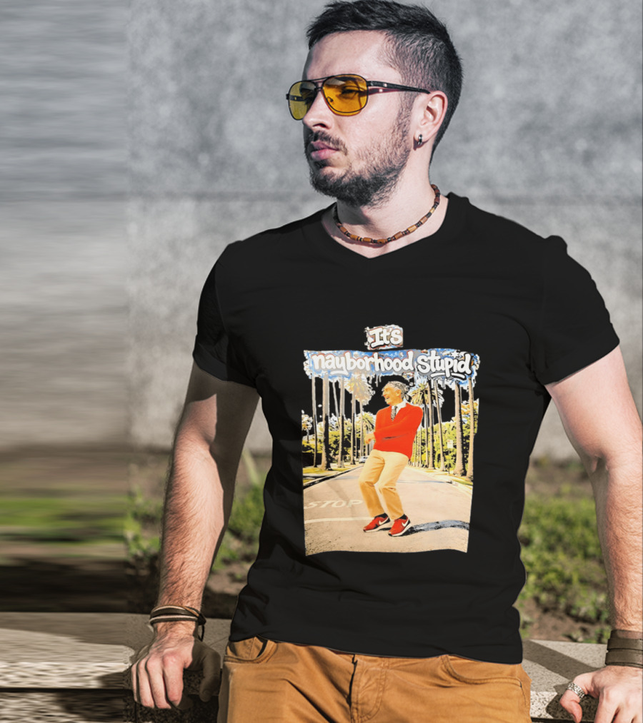 Mister Rogers Primitive Skateboarding It's Nayborhood Stupid T-Shirt