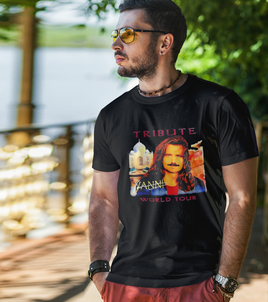 Yanni Tribute World Tour Taj Mahal T-Shirt