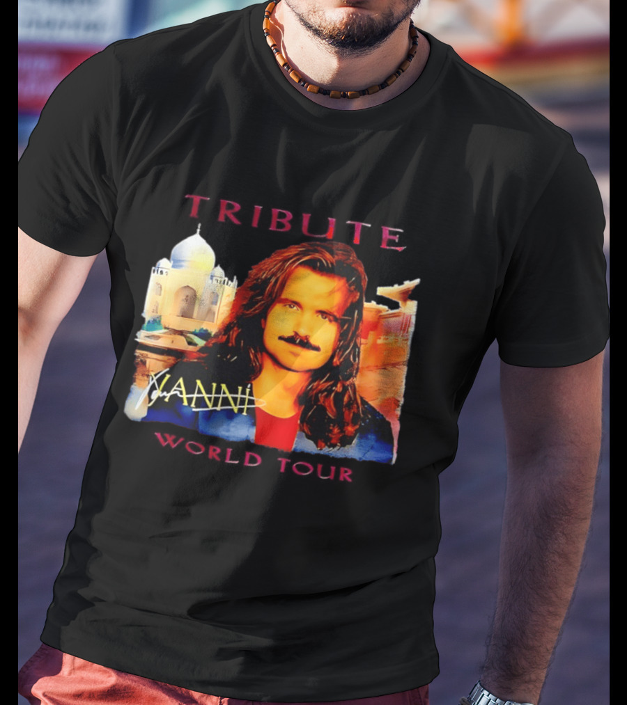 Yanni Tribute World Tour Taj Mahal T-Shirt