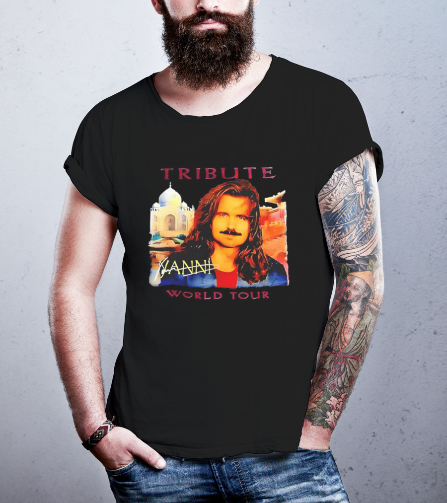 Yanni Tribute World Tour Taj Mahal T-Shirt