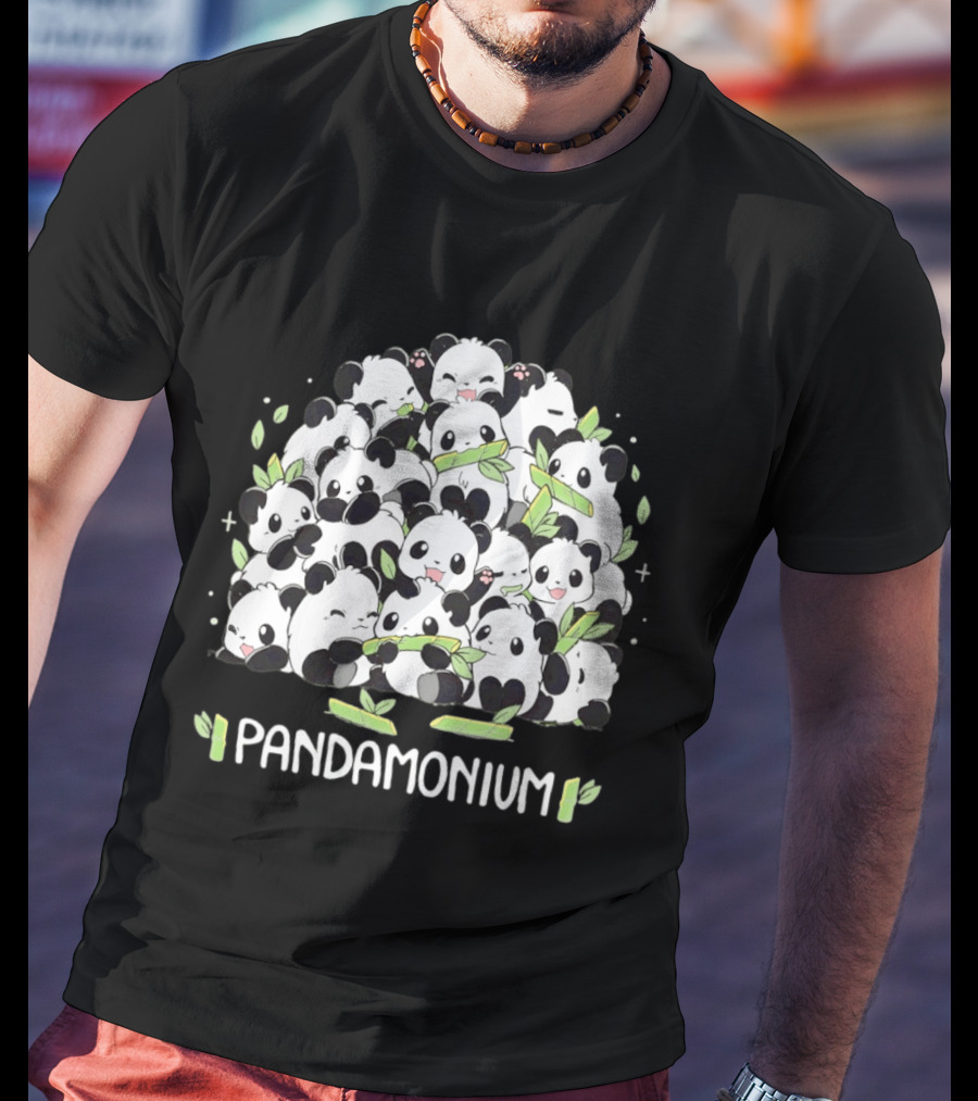 Pandemonium Panda Bamboo Cuteness Overload T-Shirt